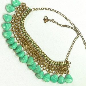 Green beaded neck piece!!